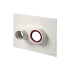 Ubbink - Rolux Flex Afdekrozet rookgas/luchttoevoerbuis Muurplt +Muurdoorv. 80-80