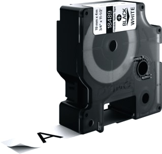 Dymo - Rhino Labeltape Tape 19Mm Zw/W