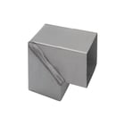 Rheinzink - PrePATINA Blue grey Vierkante fitting met 2 aansluit. Vierkante Bocht 80X80 90Gr
