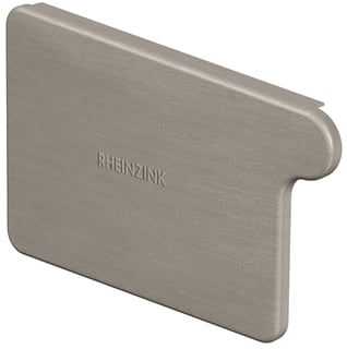 Rheinzink - B400 Graphite grey Kopschot dakgoot Kopschot Gg Links