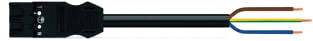 Wago - 771 Patchkabel inst.bare gebouwinstall. Kab Male-Open 4M 3X2,5 Zw