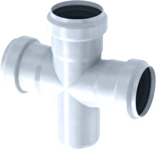 Aco - Pipe Fitting met 4 aansluitingen 2014175