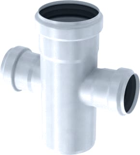 Aco - Pipe Fitting met 4 aansluitingen 2014182