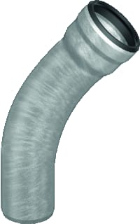 Aco - GM-X Fitting met 2 aansluitingen Bocht Dn100 X 45Gr