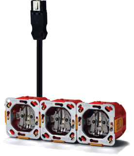 Technische Unie - GIRA 3V WCD MIDI BW+P ATT