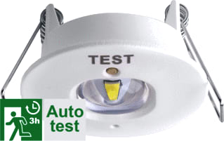 Megaman - TEMPUS Noodverlichtingsarmatuur Nood Inb.Autotest