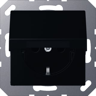 Jung - A RANGE Wandcontactdoos (WCD schakelmat.) Wcd A500 Klapd Graf Zw