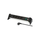 Brennenstuhl - Alu-Office-Line Contactdooscombinatie 1391040410