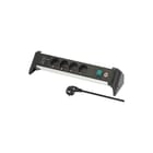 Brennenstuhl - Alu-Office-Line Contactdooscombinatie 1391040420