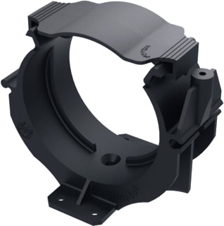 Zehnder - Tweedelige beugel rond Comf Link Slanghoudr Ds10