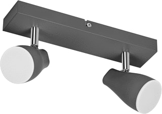 Ledvance - Plafond-/wandarmatuur Spot Pear Zw 2X4.3W Gu10