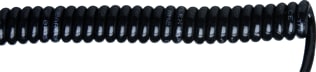 Jobarco - Aansluitleiding SPIRAALSNR 2M 4X0.5MM ZW