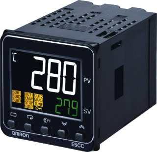 Omron - Temp & Process E5_C series Temperatuurmeetrelais Temp E5Ccqx2Dbm000