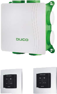 Duco - DucoBox Silent Woonhuisventilator all-in-one co2 & bd