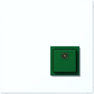 Jung - LS RANGE Miva schakelmateriaal nood afzetknop ls wit mat