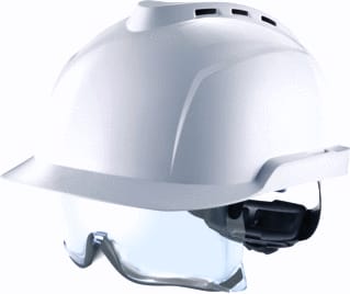 MSA - V-Gard 930 Veiligheidshelm Helm Bril Wit