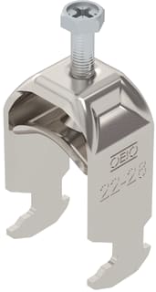 OBO - Beugelklem Beugkl 22-28 A2 1.4301 2B