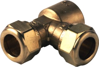 VSH - Super S1224 Fitting met 3 aansluitingen Mes T- 28X28X1/2 Knxbi