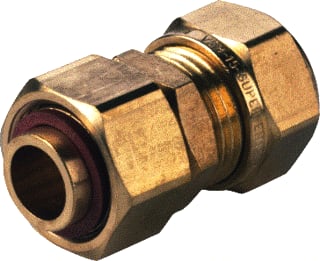 VSH - Super S1241 Fitting met 2 aansluitingen Mes Kraankopp Re 15X1/2 Bi