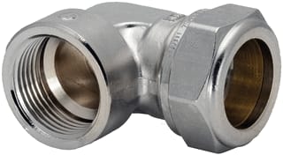 VSH - Super S1214 Fitting met 2 aansluitingen Nik Knie 28X1 Bi L