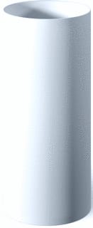 Looox - Sink Mineral Pillar Wastafel / Fontein Wastfl Mp D90 Mw