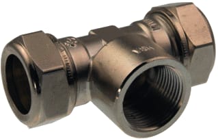 VSH - Super S1223 Fitting met 3 aansluitingen Nik T- 22X1/2X22 Knxbi