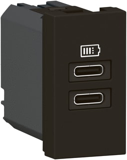 Legrand - Mosaic USB-voeding Usb Lad C+C 15W 1M Zw
