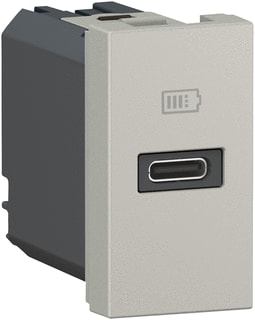 Legrand - Mosaic USB-voeding Usb Lad C 20W 1M Al