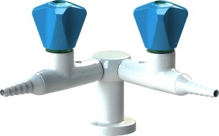 BROEN-LAB - Laboratoriumkraan Gaskr Unifl N2 Dbb 90