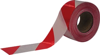 Cimco - Afzetlint Rd/Wt 75Mmx500M