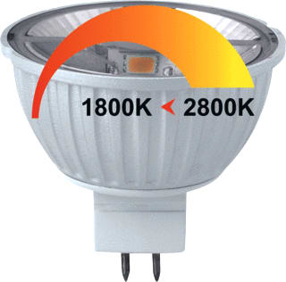 Megaman - LED-lamp led mr16 dtw 6/50w dc 18v