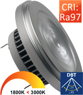 Megaman - Dim to warm LED-lamp Ar111 Dtw 12/75W Dc36V