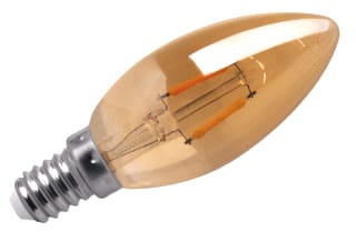 Megaman - LED-lamp Kaars Gold 1.2W 2K E14