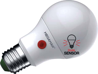 Megaman - LED-lamp Sensorlmp 8/60W 2800K E27