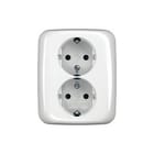 ABB Busch-Jaeger - Reflex SI Wandcontactdoos (WCD schakelmat.) Wcd Ra 2V Kv 202 Eujb-214