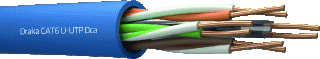 Draka - UC500 Cat 6A Data- en communicatiekabel Cat6A F/Ftp Cca Ha500