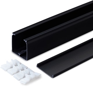 Canalit - Leidingkanaal Kb 30X30Mm 1X2 Mtr Zw Lg2