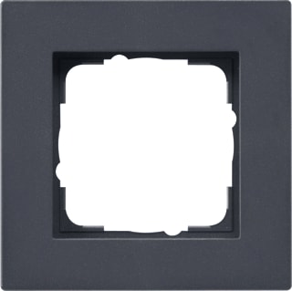 Gira - E2 Afdekraam schakelmateriaal Afdkrm 1V Vlak Antr