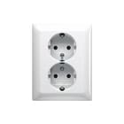ABB Busch-Jaeger - Balance Wandcontactdoos (WCD schakelmat.) Wcd Ra Dub Kv Inb Si-B