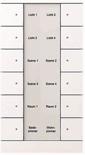 ABB Busch-Jaeger - I-Bus KNX Tastsensor bussysteem 2Cka006330A0015