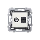 Niko - Inzetplaat schakelmateriaal Comb Coax+Rj45-Aansl Utp