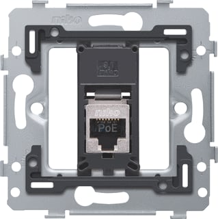 Niko - Datacontactdoos twisted pair 1 Rj45-Aansl Stp Cat. 6