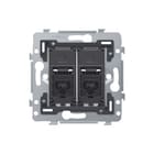 Niko - Datacontactdoos twisted pair 2 Rj45-Aansl Utp Cat. 6A