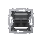 Niko - Datacontactdoos twisted pair 2 Rj45-Aansl Utp Cat. 6