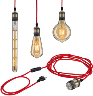 Paulmann - Pendelarmatuur neordic eldar met stecker