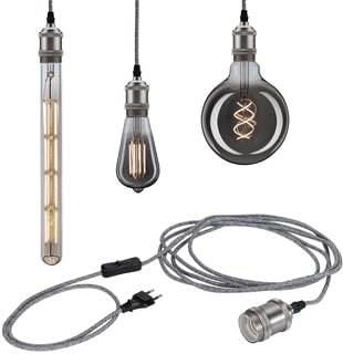 Paulmann - Pendelarmatuur neordic eldar met stecker