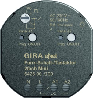 Gira - ENet Mini Schakelactor bussysteem Schakaktor 2V