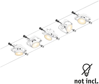 Paulmann - Laagspannings-kabelsysteem macii wire set max5x10w g