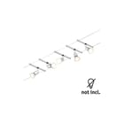 Paulmann - Laagspannings-kabelsysteem Salt Wire Set Max5X10W Gu