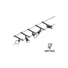 Paulmann - Laagspannings-kabelsysteem salt wire set max5x10w gu